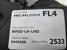 Load image into Gallery viewer, This image shows the left-side headlight for the 2014–2019 Bentley Flying Spur, featuring OEM genuine quality with part number 4W1941015H. This used original headlamp is in excellent condition, offering premium illumination, elegant design, and a precise fit for Bentley’s high-end luxury sedan