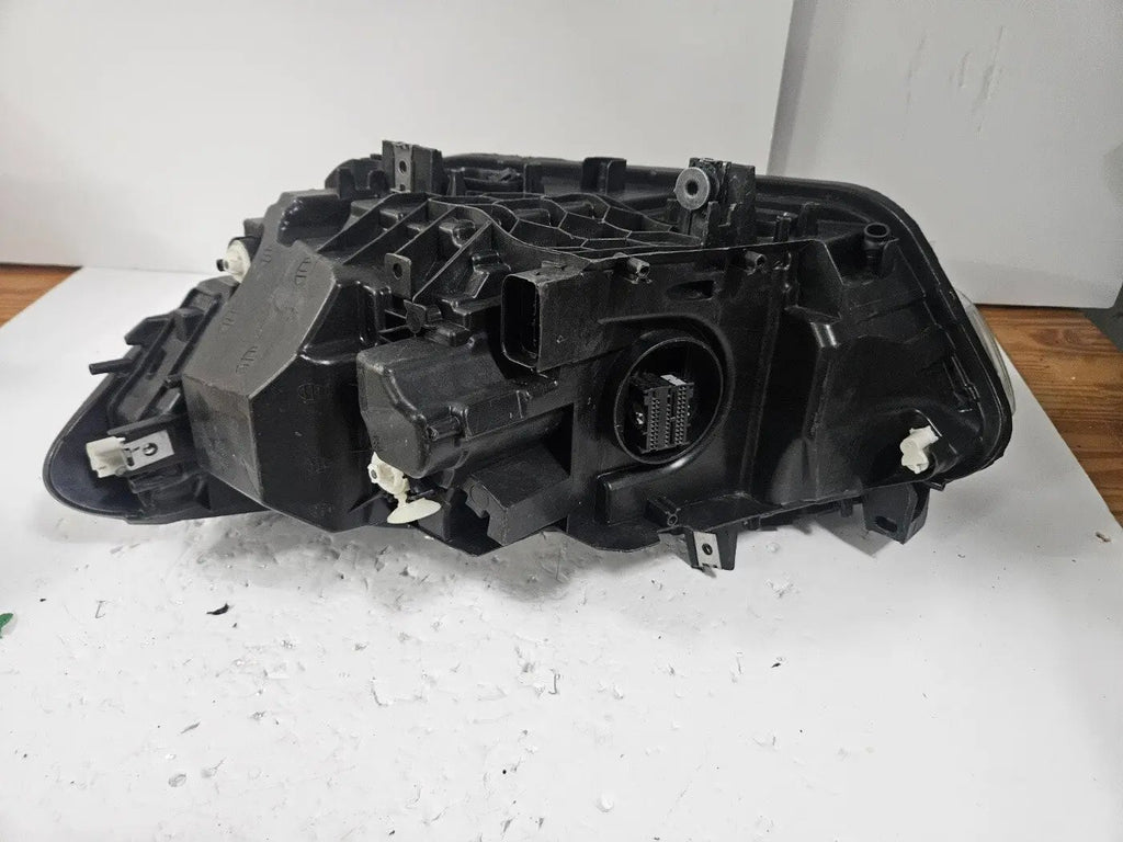 This image displays the right-side LED headlight for the BMW 1 Series F20 and F21 LCI (facelift) models, featuring OEM genuine quality with part number 7453518. This used original headlamp is designed for perfect fitment on facelifted versions, delivering bright LED illumination, modern styling, and dependable performance true to BMW standards