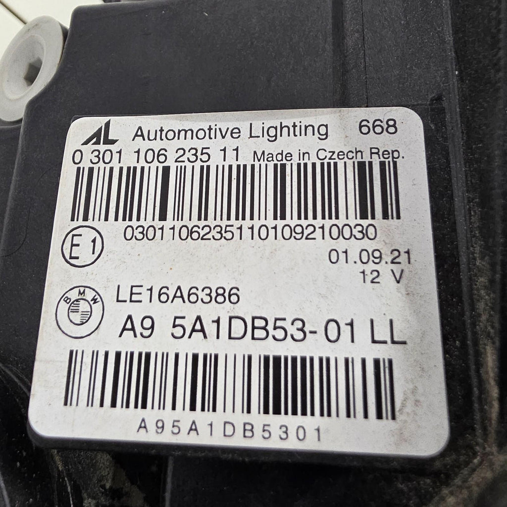 🐻  BMW 3 Series G20, G21 Laser Headlight LEFT USED OEM GENUINE 5A1DB53