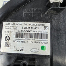 Load image into Gallery viewer, 🚗  BMW 5 Series G30, G31 LED Headlight RIGHT OEM GENUINE 8499112