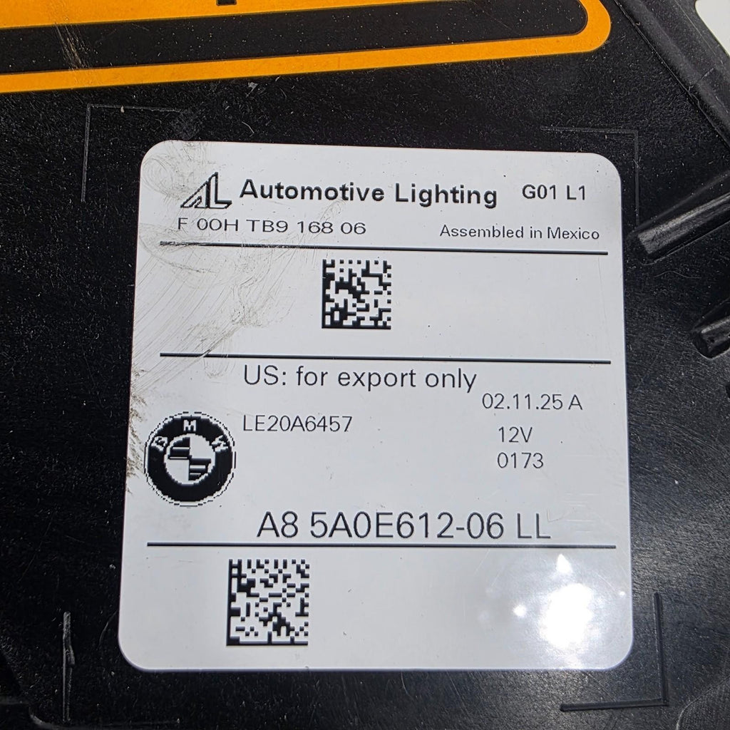 💪 BMW iX3 G08, G01, F97, G02 F98 LCI Laser Headlight RIGHT OEM GENUINE 5A0E612